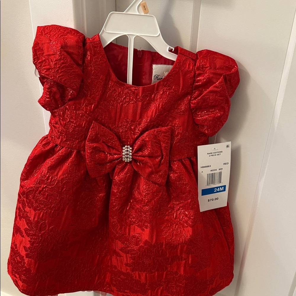 Rare Editions Red Formal Kids Dress